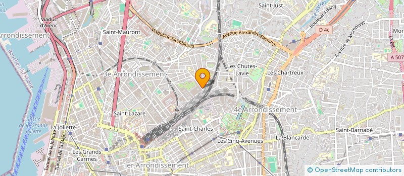 localisation de l'entreprise LE BEC EN L'AIR à MARSEILLE