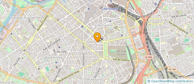 localisation de l'entreprise LE BEC ET LA PLUME à LILLE