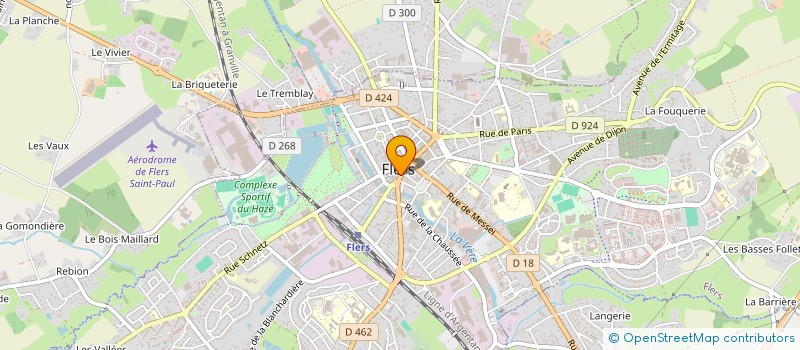 localisation de l'entreprise LE BEC FLERIEN à FLERS