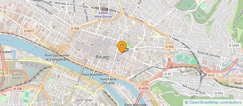 localisation de l'entreprise LE BEC GOURMAND à ROUEN