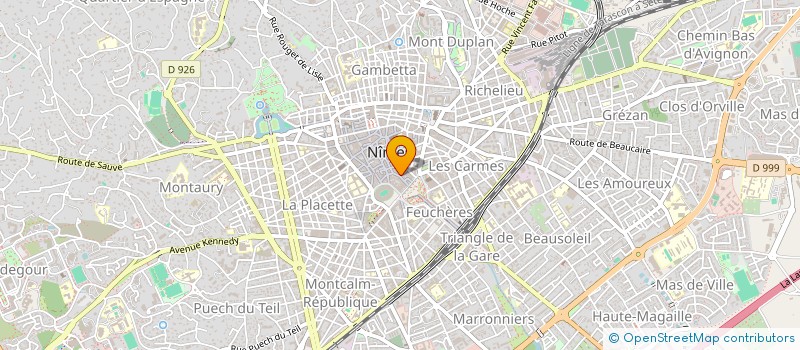 localisation de l'entreprise LE BEDEPHILE  NIMES