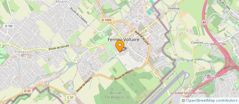 localisation de l'entreprise LE BEE MAI à FERNEY-VOLTAIRE