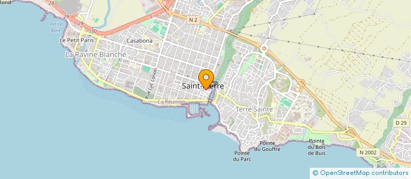 localisation de l'entreprise LE BEFORE à SAINT-PIERRE