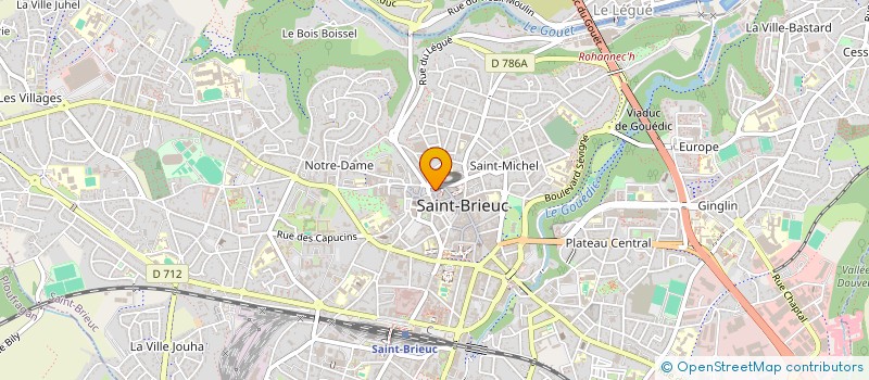 localisation de l'entreprise LE BEFORE à SAINT-BRIEUC