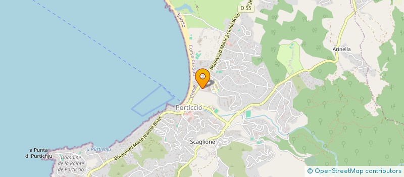 localisation de l'entreprise LE BEFORE DE PORTICCIO à GROSSETO-PRUGNA