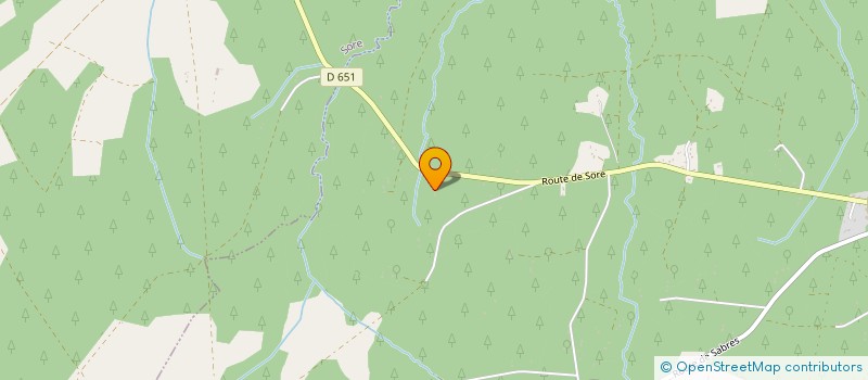 localisation de l'entreprise LE BEGUET  LUXEY