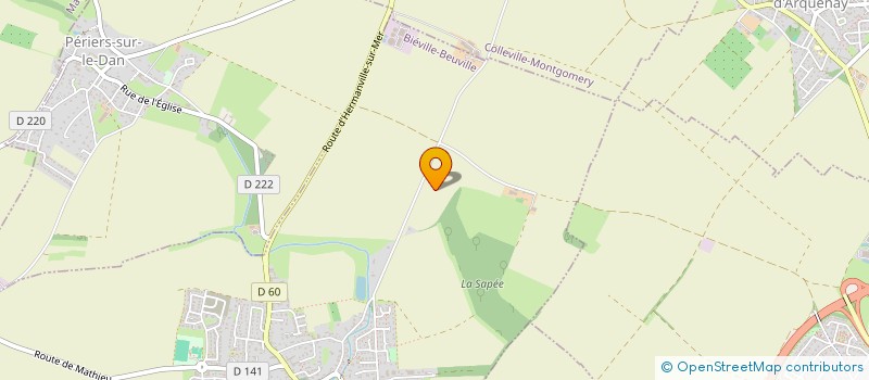 localisation de l'entreprise LE BEGUIN DES MERS  BIEVILLE-BEUVILLE