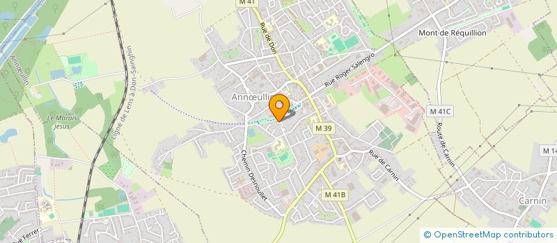 localisation de l'entreprise LE BEGUINAGE PIERRE MALAQUIN  ANNULLIN