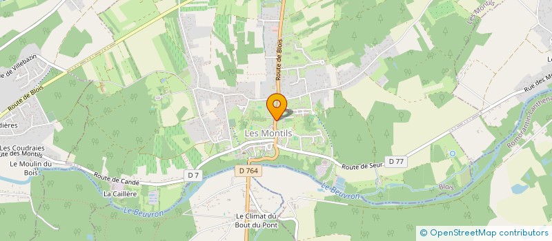 localisation de l'entreprise LE BEL AIR à LES MONTILS