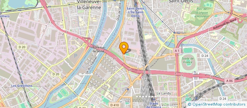 localisation de l'entreprise LE BEL AIR à SAINT-DENIS