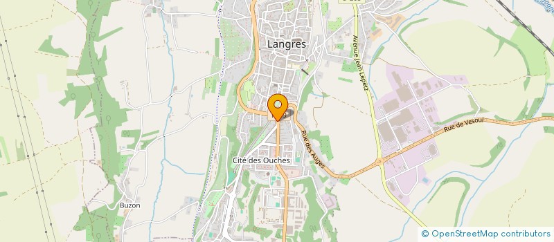 localisation de l'entreprise LE BEL AIR à LANGRES