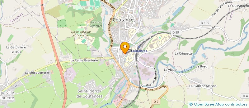 localisation de l'entreprise LE BEL AIR  GOUVILLE-SUR-MER