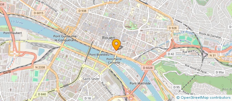 localisation de l'entreprise LE BEL AUJOURD'HUI à ROUEN