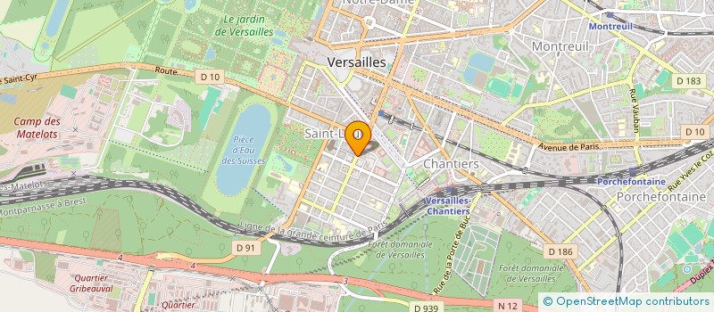 localisation de l'entreprise LE BEL AUTO à VERSAILLES