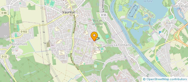 localisation de l'entreprise LE BEL EPI  VAUREAL