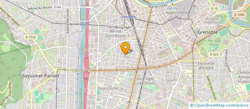 localisation de l'entreprise LE BEL ETABLI à GRENOBLE