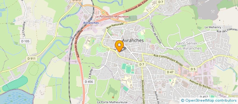 localisation de l'entreprise LE BEL ETOILE  AVRANCHES