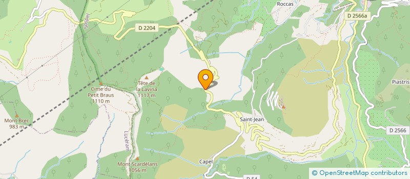 localisation de l'entreprise LE BEL INSTANT  SOSPEL