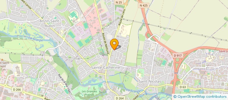 localisation de l'entreprise LE BEL R  SAINTE-CATHERINE