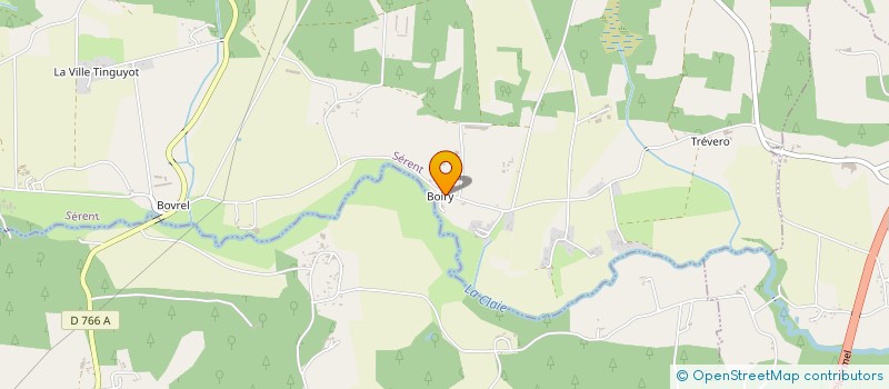 localisation de l'entreprise LE BEL TP  SERENT