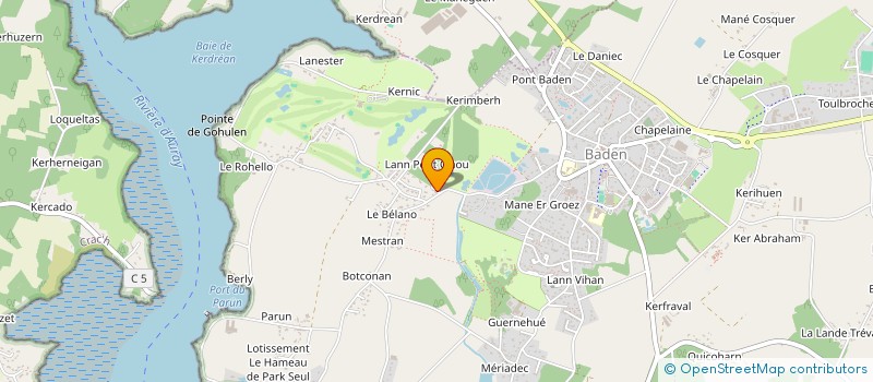 localisation de l'entreprise LE BELANO  BADEN