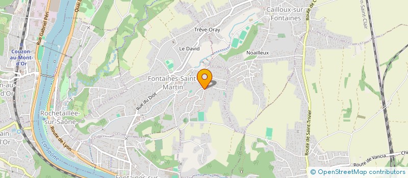 localisation de l'entreprise LE BELAURA  FONTAINES-SAINT-MARTIN