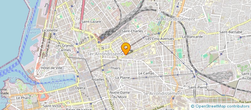 localisation de l'entreprise LE BELCOURTOIS à MARSEILLE
