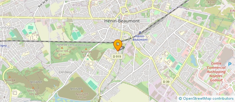 localisation de l'entreprise LE BELEK à HENIN-BEAUMONT