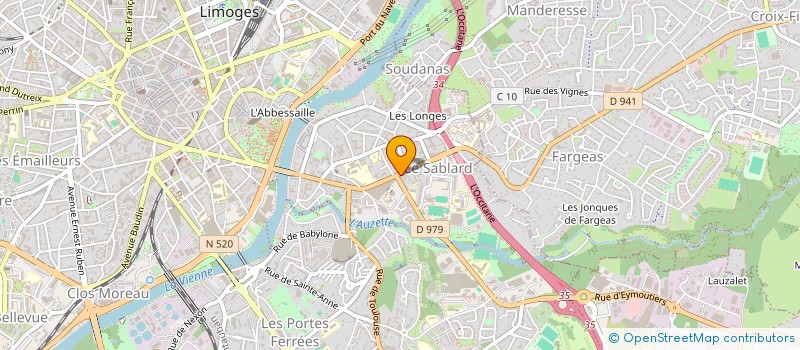 localisation de l'entreprise LE BELEM à LIMOGES