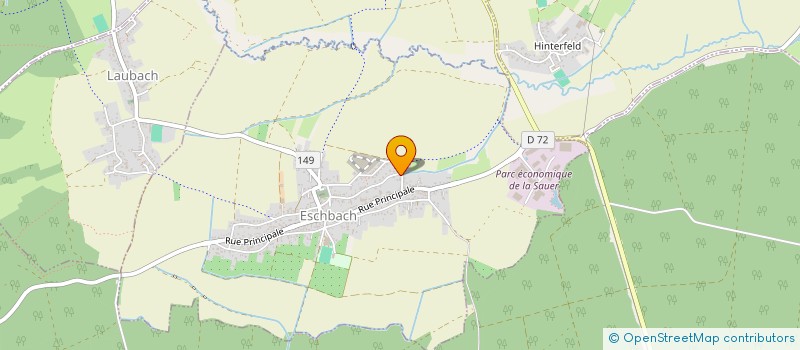 localisation de l'entreprise LE BELEM  ESCHBACH