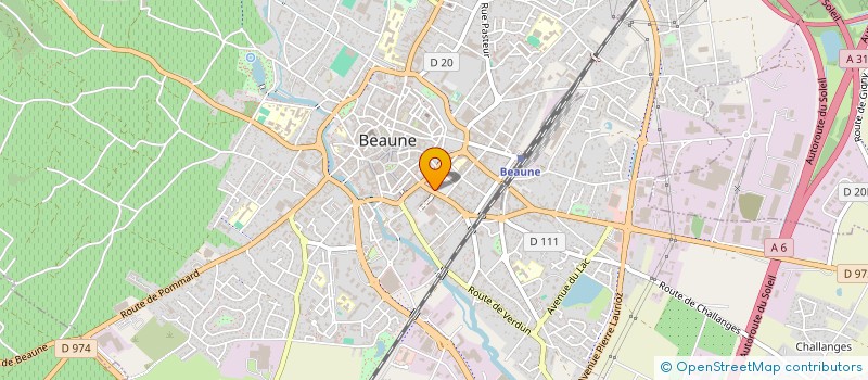 localisation de l'entreprise LE BELENA à BEAUNE