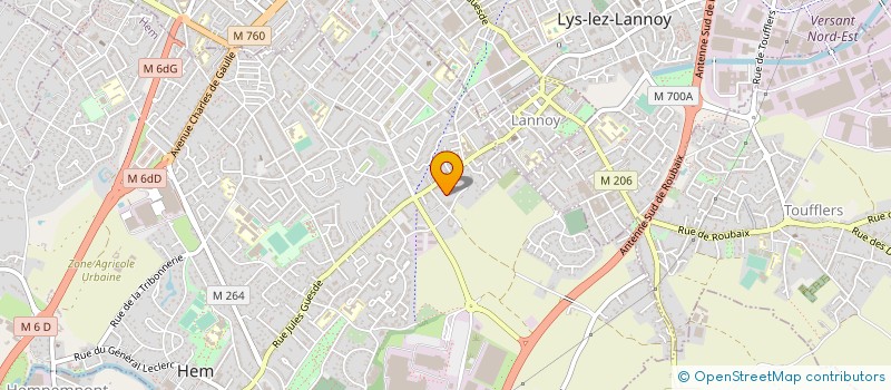 localisation de l'entreprise LE BELIER à GUIDEL