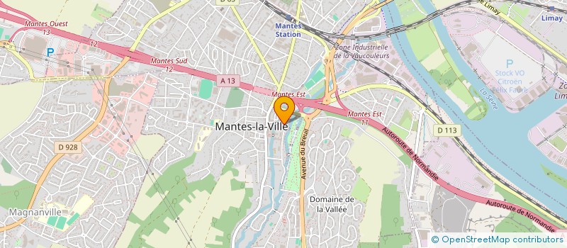 localisation de l'entreprise LE BELIZZ  MANTES-LA-VILLE