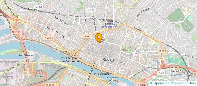 localisation de l'entreprise LE BELLAGIO à ROUEN