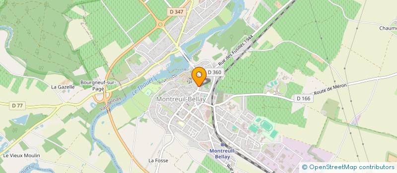 localisation de l'entreprise LE BELLAY IMMOBILIER  MONTREUIL-BELLAY