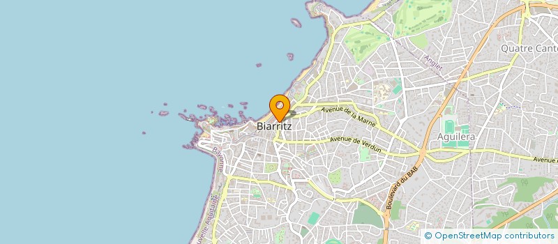 localisation de l'entreprise LE BELLEVUE à BIARRITZ