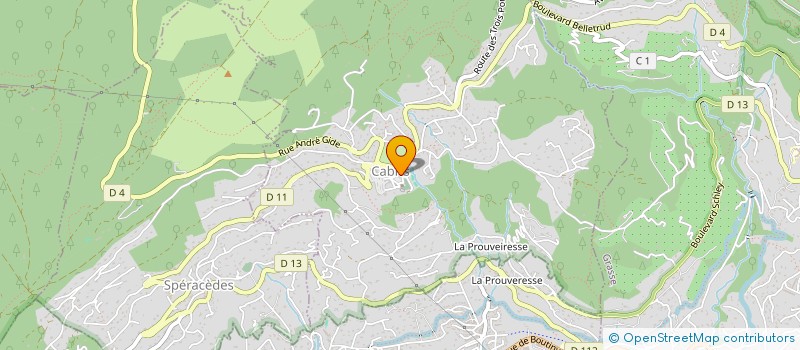 localisation de l'entreprise LE BELLEVUE  CABRIS