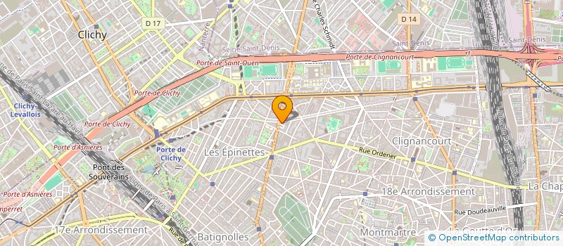 localisation de l'entreprise LE BELLIARD  PARIS