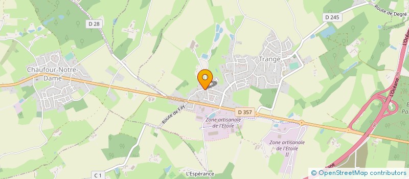 localisation de l'entreprise LE BELLOIS SARL à TRANGE