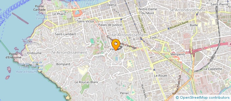 localisation de l'entreprise LE BELUGA à MARSEILLE