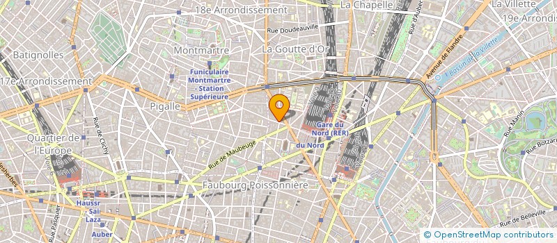 localisation de l'entreprise LE BELVEDERE  PARIS