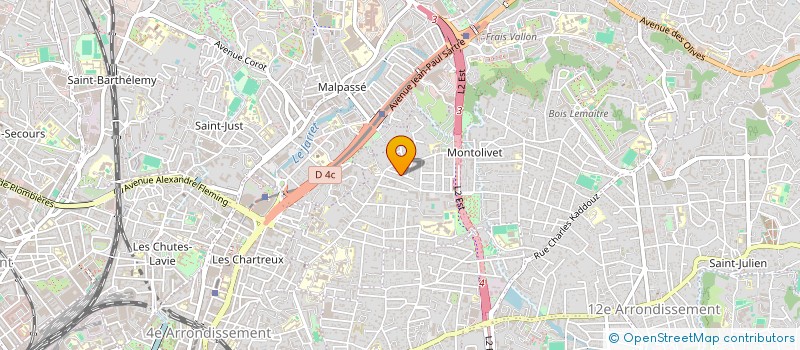 localisation de l'entreprise LE BELVEDERE à MARSEILLE
