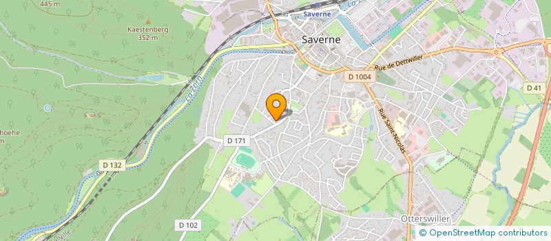 localisation de l'entreprise LE BELVEDERE  SAVERNE
