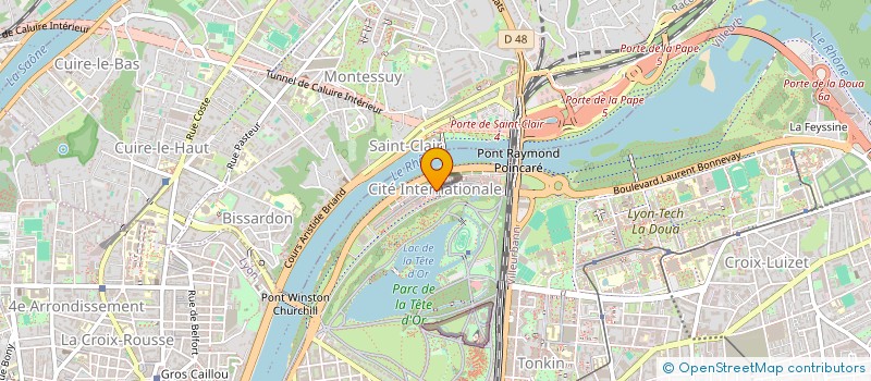 localisation de l'entreprise LE BELVEDERE  LYON