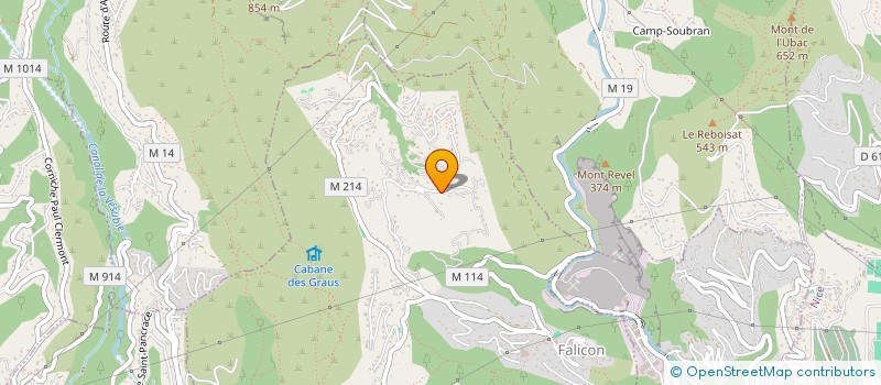 localisation de l'entreprise LE BELVEDERE à FALICON