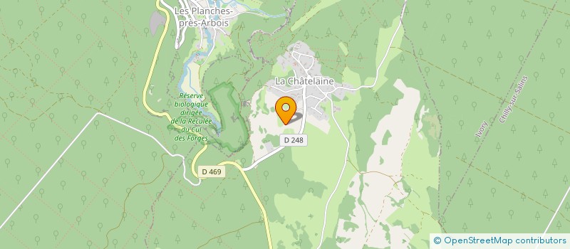 localisation de l'entreprise LE BELVEDERE  LA CHATELAINE