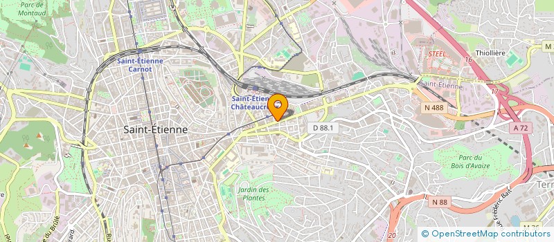 localisation de l'entreprise LE BELVEDERE DES CIMES à VEAUCHE