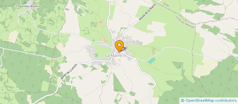 localisation de l'entreprise LE BELVEDERE DES ROCHES DE BAUME  HAUTEROCHE