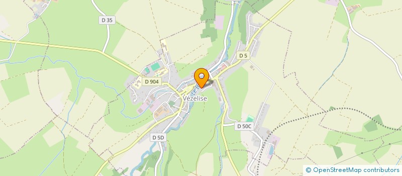 localisation de l'entreprise LE BELVEDERE DU SAINTOIS  VEZELISE