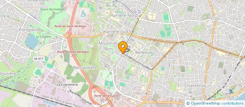 localisation de l'entreprise LE BENI MELLAL à NANTES